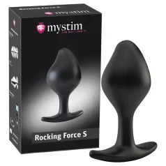 mystim Rocking Force S - elektro anale plug - klein (zwart)