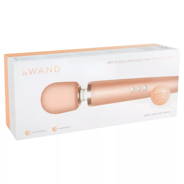 le WAND Petite premium wand‑vibrator (Rose Gold)