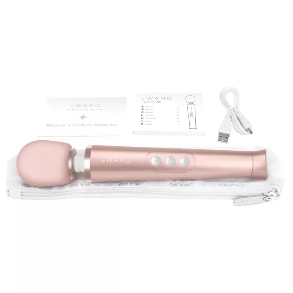 le WAND Petite premium wand‑vibrator (Rose Gold)
