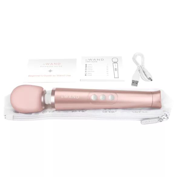 le WAND Petite premium wand‑vibrator (Rose Gold)