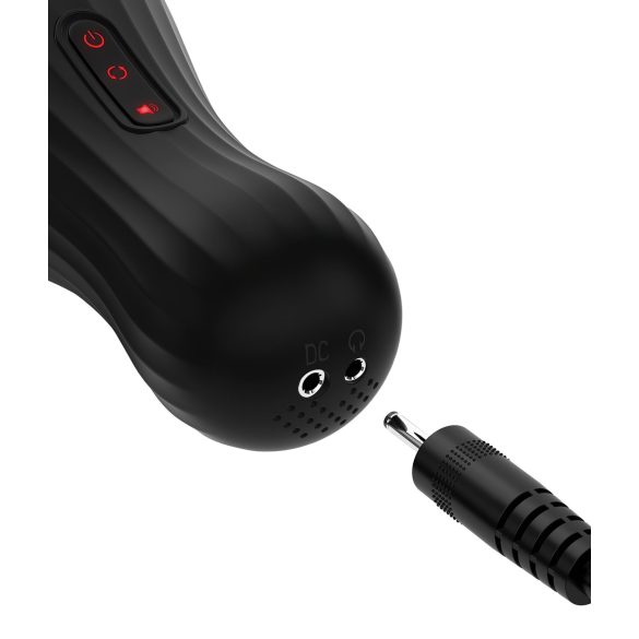 PDX Elite Rotobator - automatische masturbator - transparant/zwart