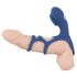 SMILE Koppel - oplaadbare, vibrerende penismanchet (blauw)