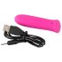 SMILE Power Bullet - oplaadbare, extra krachtige mini vibrator (roze)