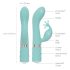 Pillow Talk Kinky - oplaadbare, dubbele motor G-spot vibrator (turkoois)