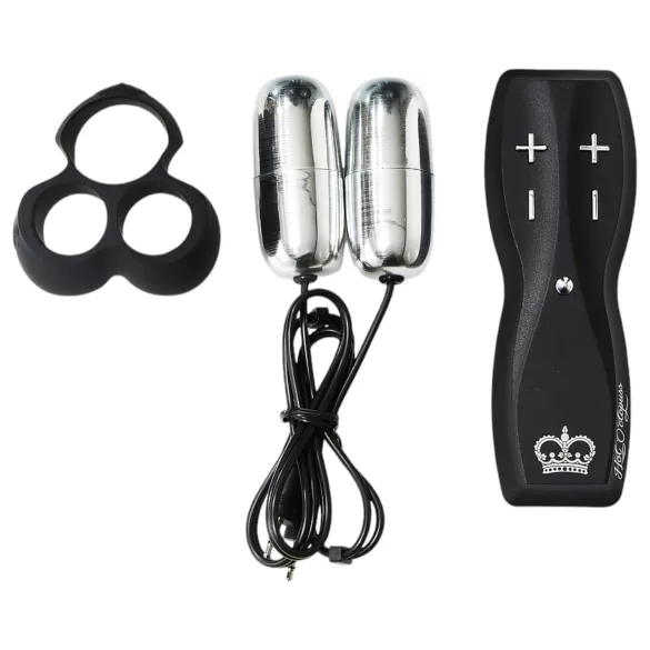 HOT Octopuss JETT - penistopje vibrator - 2 motoren - zwart