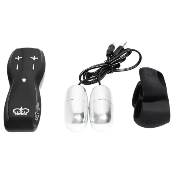HOT Octopuss JETT - penistopje vibrator - 2 motoren - zwart
