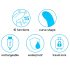 Happyrabbit Curve Slim - waterdichte clitorisstimulator vibrator (roze)
