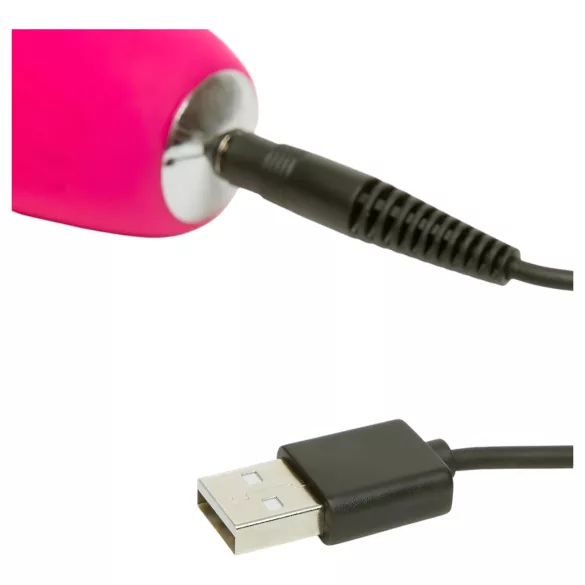 Happyrabbit Curve Slim - rabbit vibrator - waterdicht - pink