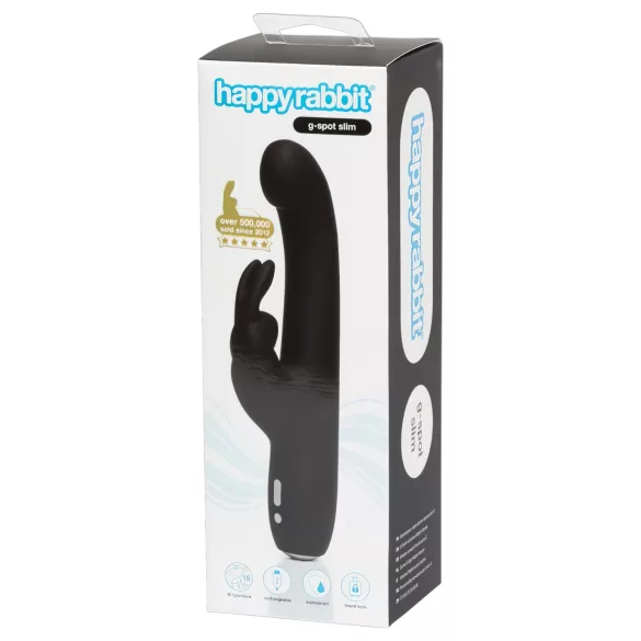 Happyrabbit - G-spot vibrator - slank model - zwart