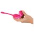 SMILE Liefdesballen - draadloze vibratie-ei 82g (roze)