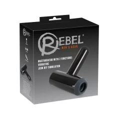   Rebel - automatische masturbator - vibrerend en op en neer bewegend - zwart