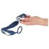 You2Toys - Prostaat vibrator met penisring - siliconen - blauw
