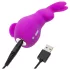Happyrabbit - clitoris vibrator met konijnenoortjes - paars