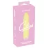 Cuties Mini Yellow - oplaadbare siliconen staafvibrator (geel)