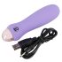 Cuties Mini Paars - oplaadbare, siliconen staafvibrator (paars)