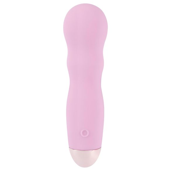 Cuties Mini Rose - oplaadbare, golvende vibrator (roze)