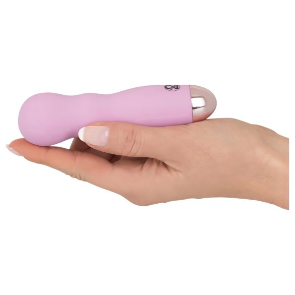 Cuties Mini Rose - oplaadbare, golvende vibrator (roze)