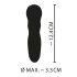 Cuties Mini Roze - oplaadbare, golvende vibrator (roze)
