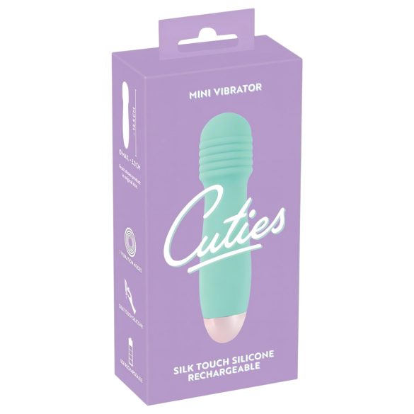 Cuties Mini Wand - oplaadbare mini-massagetrilstaaf (groen)