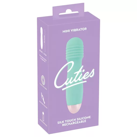 Cuties Mini Wand - mini vibrator - oplaadbaar - groen