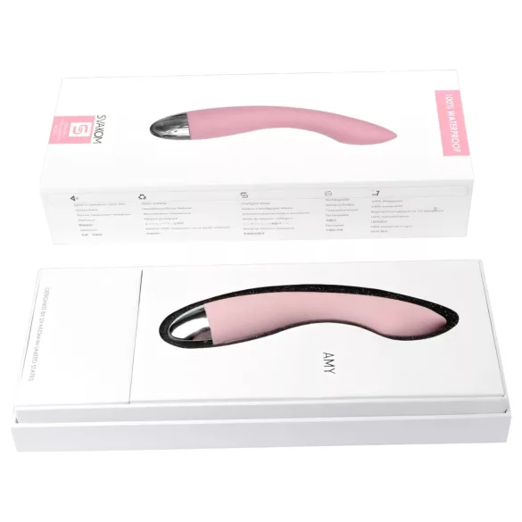 Svakom Amy - oplaadbare G-spot vibrator - siliconen - roze
