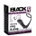 Black Velvets - anaal vibrator met penisring - zwart