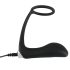 Zwarte Fluweel - Anale vibrator met penisring (zwart)