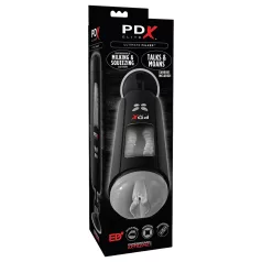   PDX Ultimate Milker - zuigende en vibrerende masturbator - zwart