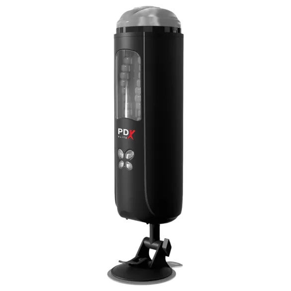 PDX Ultimate Milker - zuigende en vibrerende masturbator - zwart