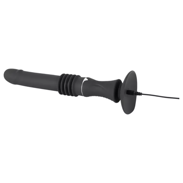 You2Toys Fucking Machine - zuignap-stoter-vibrator (zwart)