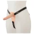 You2Toys - Strap-on dildo vibrator - oplaadbaar - huidkleurig