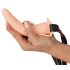 You2Toys - Strap-On - Oplaadbare Dildo (huidskleur)