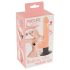 Natuurlijke M - realistische zuigvibrator met ballen en zuignap