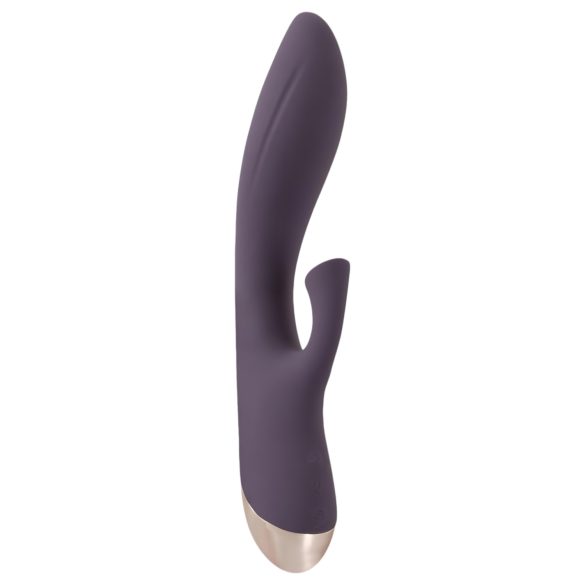 Javida - waterdichte vibrator met clitorisstimulator (paars)