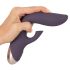 Javida - waterdichte vibrator met clitorisstimulator (paars)