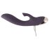 Javida - waterdichte vibrator met clitorisstimulator (paars)
