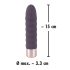 You2Toys Elegante Diamant - oplaadbare staafvibrator (paars)