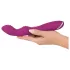 SMILE - flexibele A- en G-spot vibrator - siliconen - roze