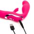 Happyrabbit - draagloze strap-on vibrator - roze