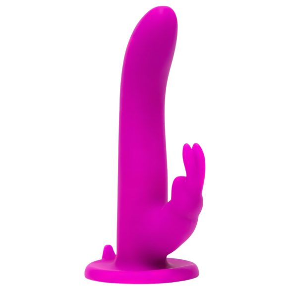Happyrabbit - strap-on vibrator met konijnenoor - paars