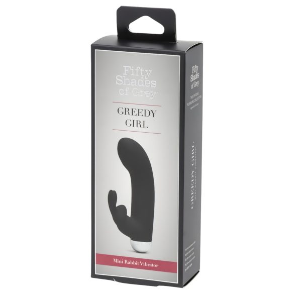 Fifty Shades of Grey Greedy Girl - rabbit vibrator - zwart