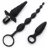 Fifty Shades of Grey - 4-delige anale set - siliconen - zwart