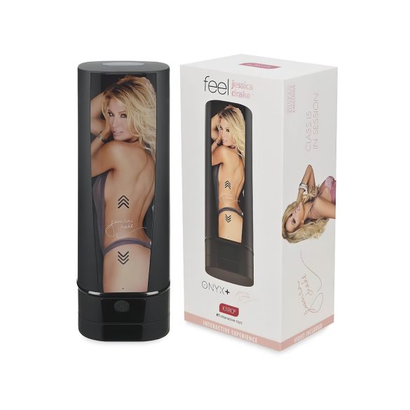 Kiiroo Onyx+ Jessica Drake - interactieve masturbator (zwart)