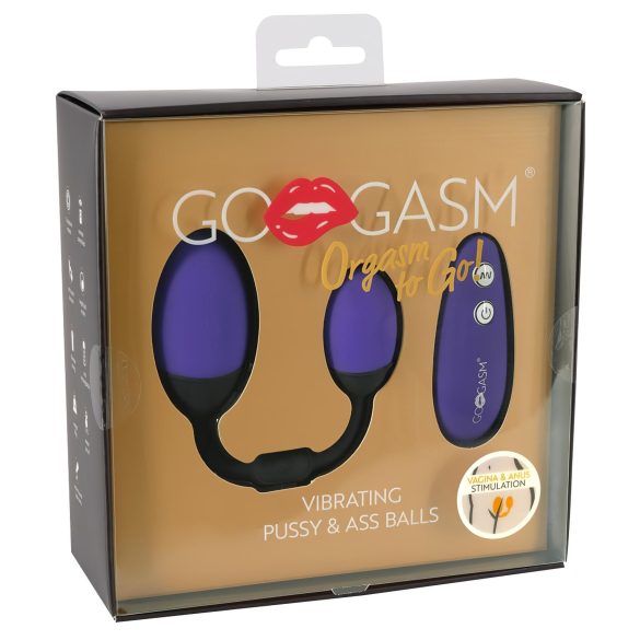 GoGasm Vibe Duo - paars/zwart plezier voor twee!