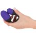 GoGasm Vibe Duo - paars/zwart plezier voor twee!