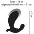 You2Toys - op afstand bestuurbare opblaasbare vibrator (zwart)