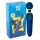 ROMP Flip Wand - oplaadbare, waterdichte massage vibrator (blauw)
