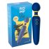 ROMP Flip Wand - oplaadbare, waterdichte massage vibrator (blauw)