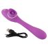 You2Toys 2-in-1 Oplaadbare Vibrator met 2 Functies (Paars)