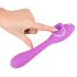 You2Toys 2-in-1 Oplaadbare Vibrator met 2 Functies (Paars)